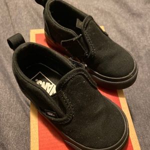 Vans toddler slip ons